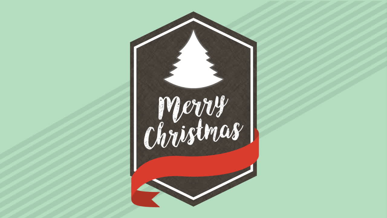 feliz tarjeta de navidad con marco de pino y hojas