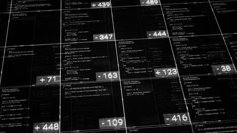 complex computer code display