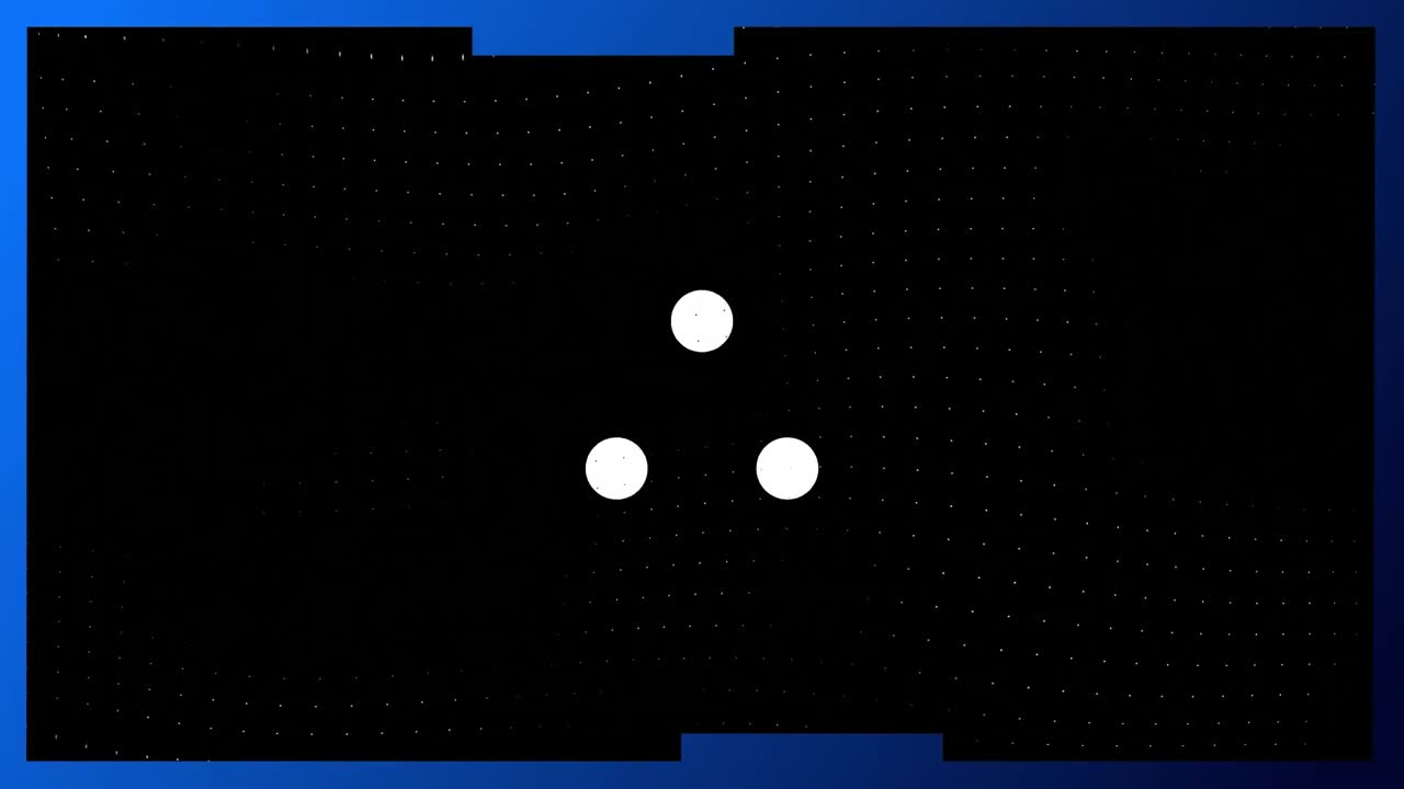 黒い背景のデータロードリングのアニメーション