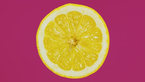 citrus lemon rotating.