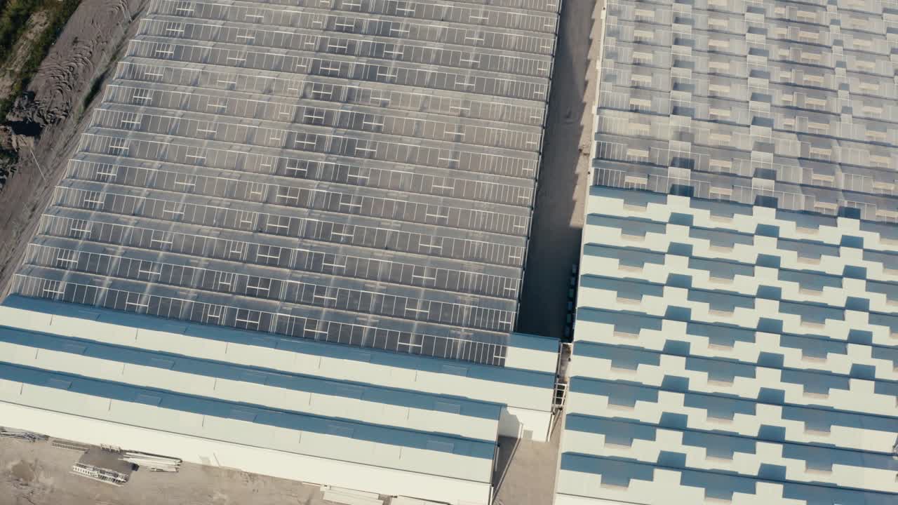 richmond bc canada 2-2에 있는 정부 규제 보안 직원과 유선 및 게이트가 있는 일요일 날 공중 비행 약용 대마초 마리화나 식물 처리 온실 2-2