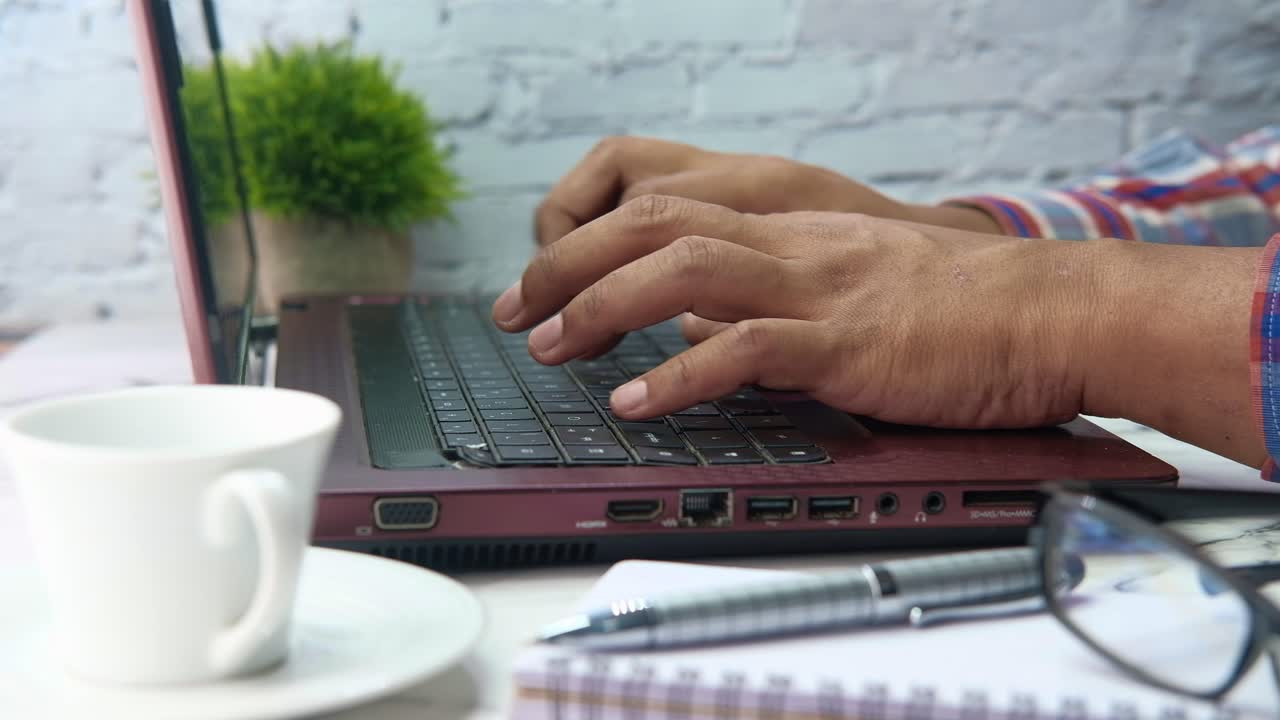 Person Working on a Laptop