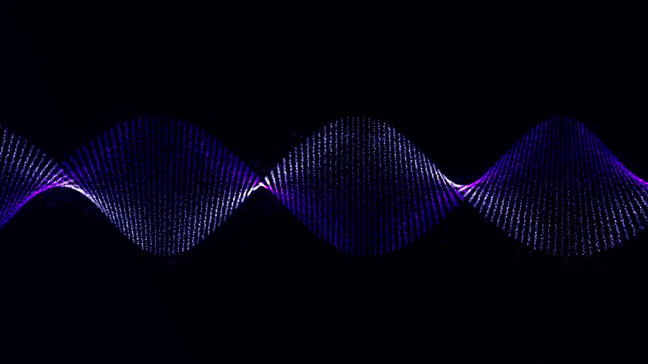 abstract stylised double helix structure rotating animation background purple