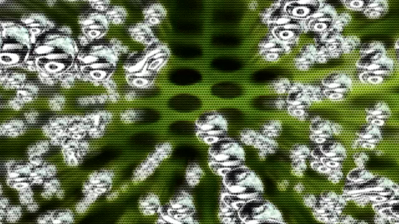 fondo de movimiento que muestra 3d animado líquido en movimiento que fluye reflejos de efecto onda ondulada