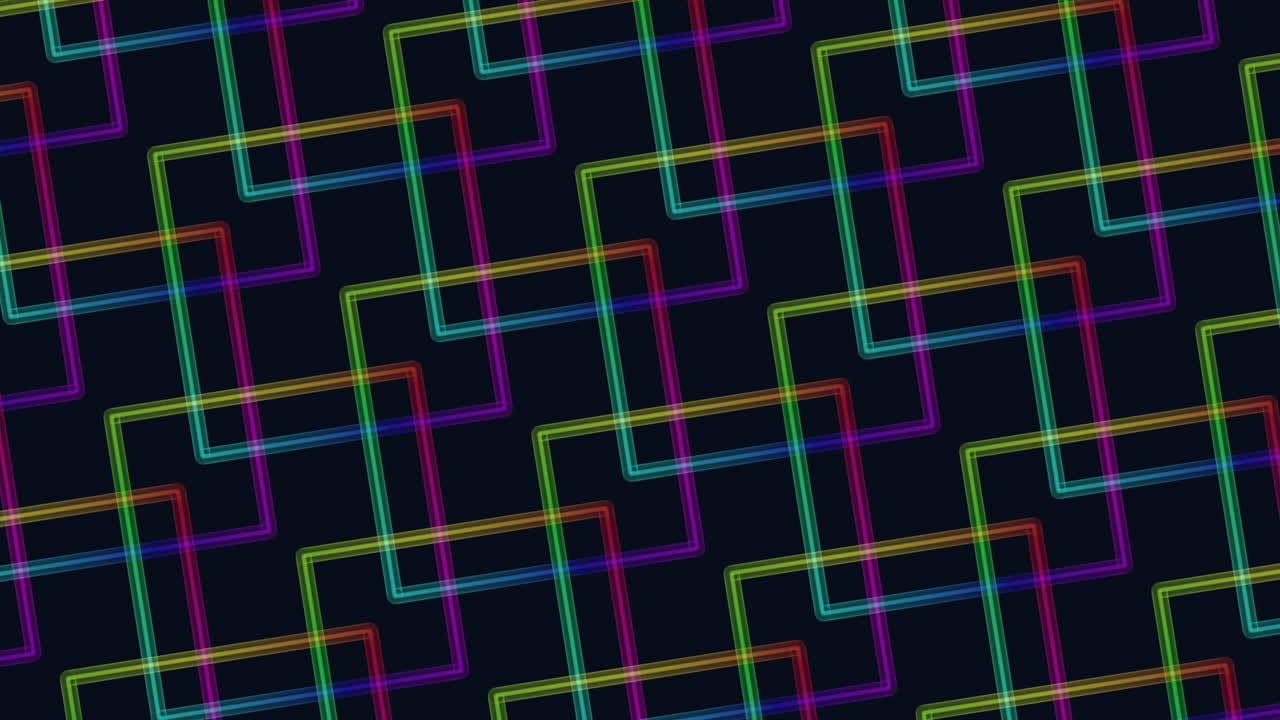 patrón de diamante geométrico con líneas coloridas en rojo, azul y verde