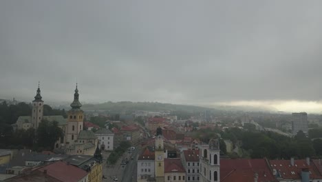 Banska-Bystrica-Eslovaquia-Drone-Disparado-Desde-Arriba