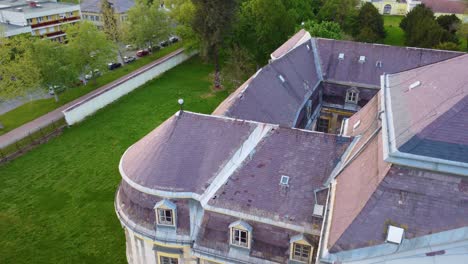 elevated view of batthyány castle