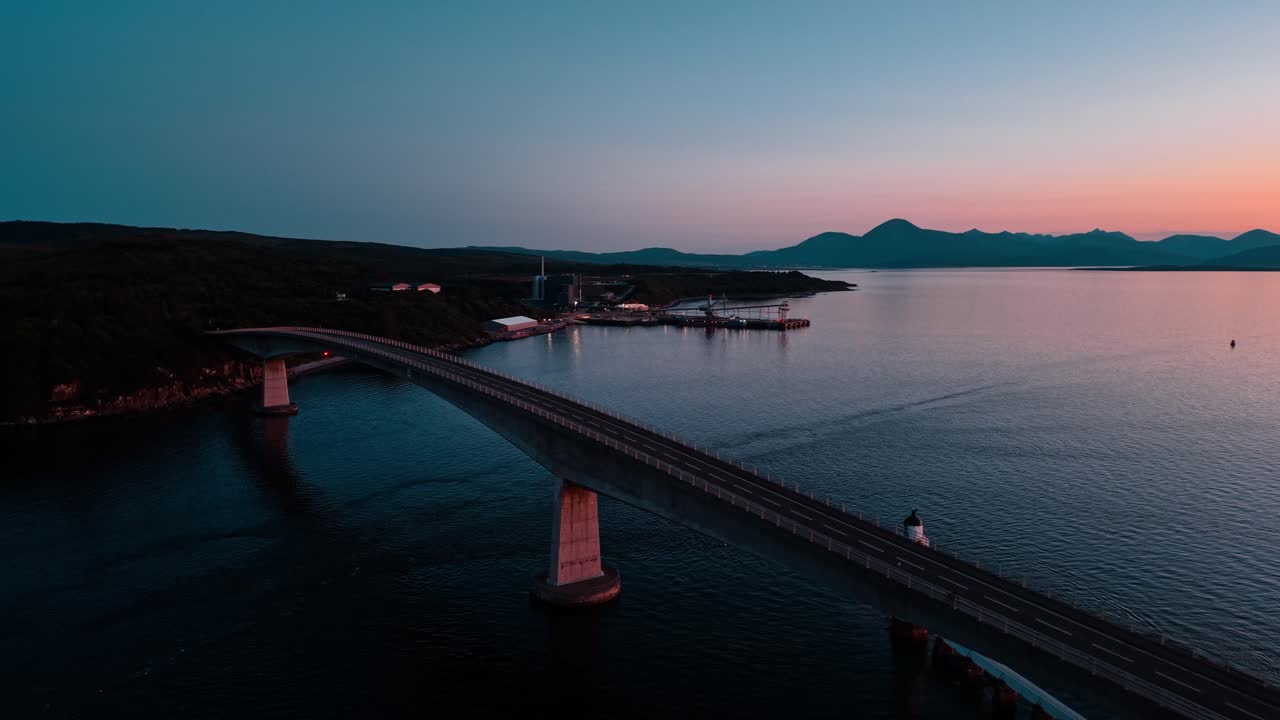 Scenic Bridge at Sunset
