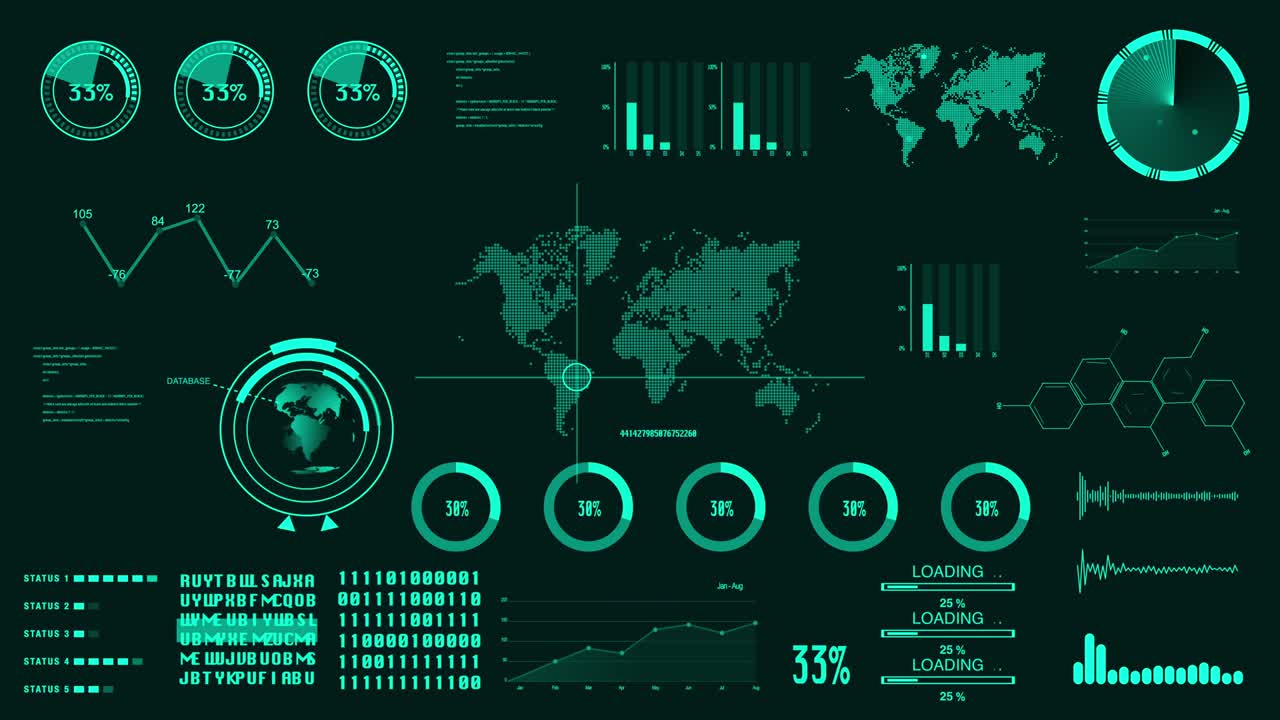 Abstract technology ui futuristic concept hud interface hologram elements of digital data