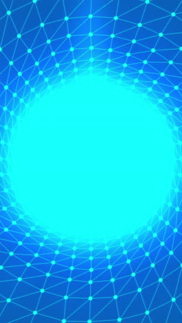 abstract blue geometric network background