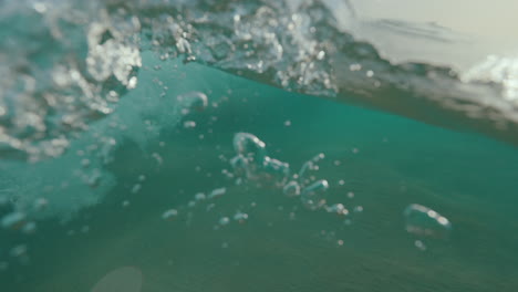underwater ocean wave