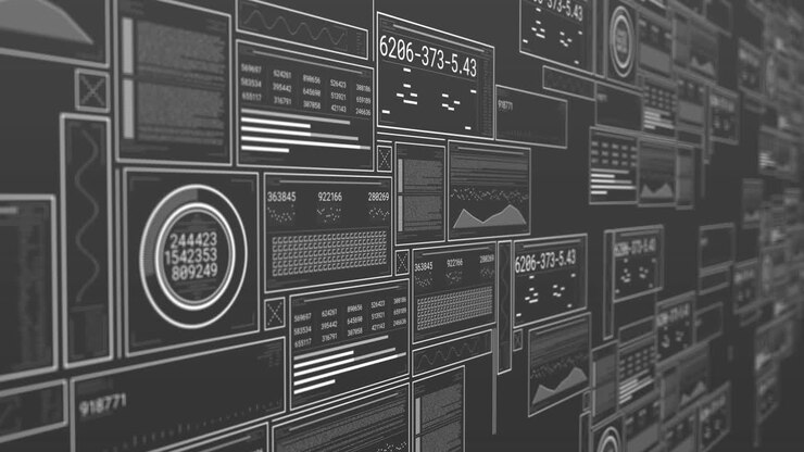Animation of hud interface screens moving with element panel sets