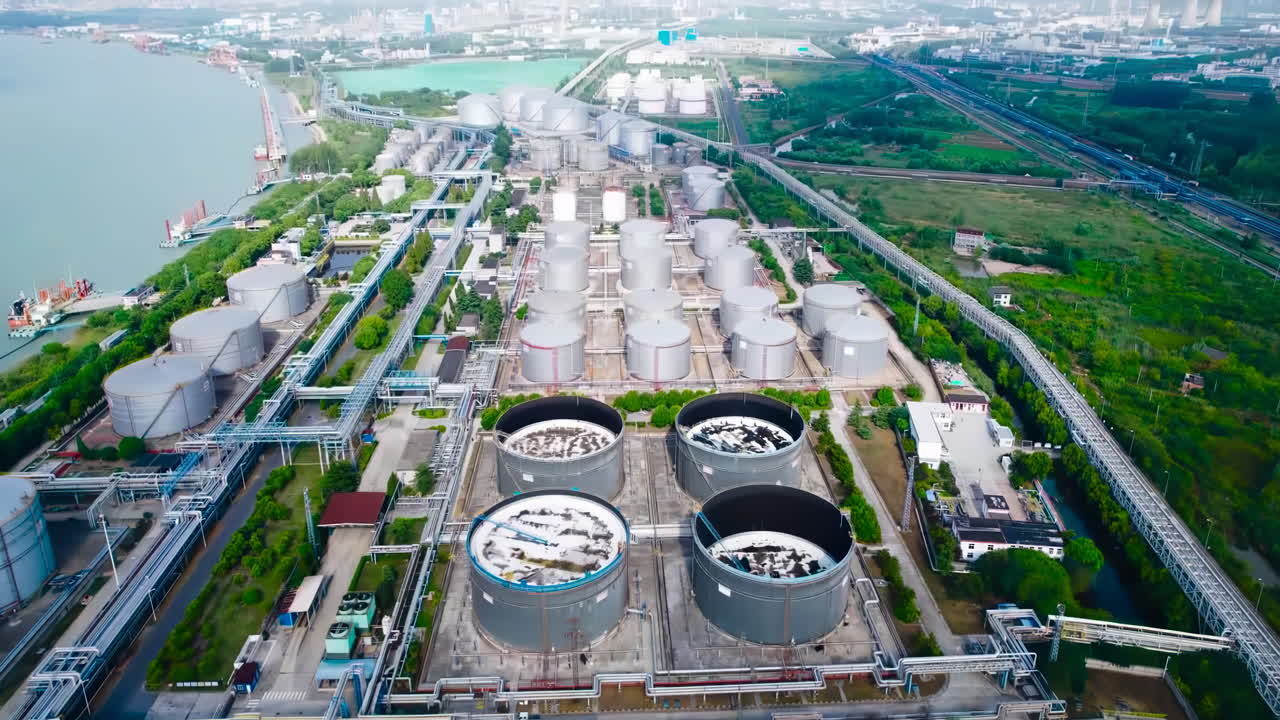 환경 친화적 인 화학 제품 생산 시설, 산업 단지에 대한 친환경 에너지