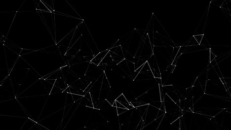 plexus abstract internet communication loop animation