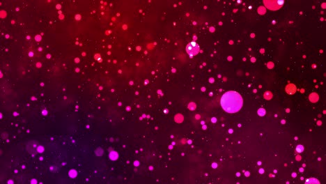 animación de partículas flotantes de puntos de polca gráficos de movimiento
