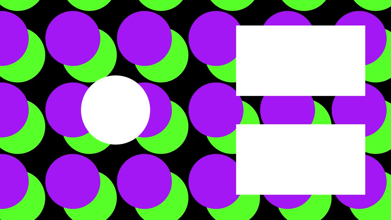 el punto se mueve final de la tarjeta final de la pantalla gráficos de movimiento