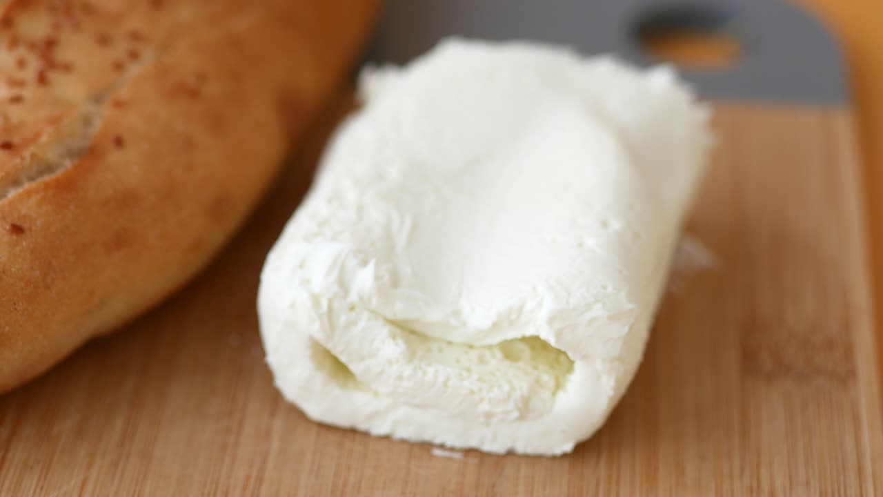 Soft Cheese and Baguette