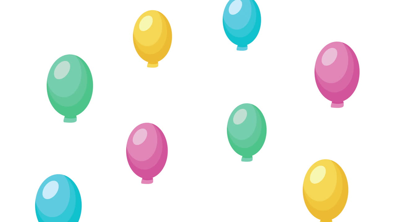 colori palloncini di elio galleggiante