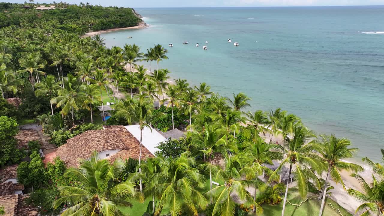 playa del espejo en trancoso bahía brasil