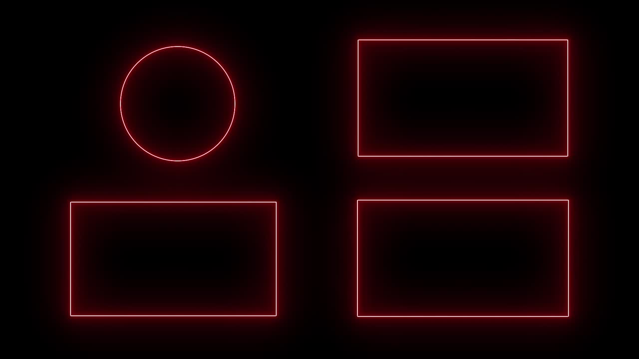 Flashy shine end card ending screen motion graphics
