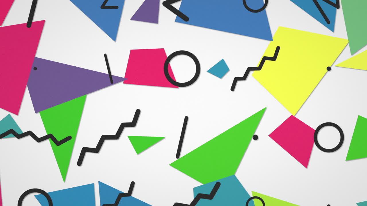 movimiento forma geométrica retro sobre fondo abstracto 5