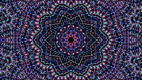 beautiful abstract kaleidoscope that shines, a radiant light that regulates the subtle movements