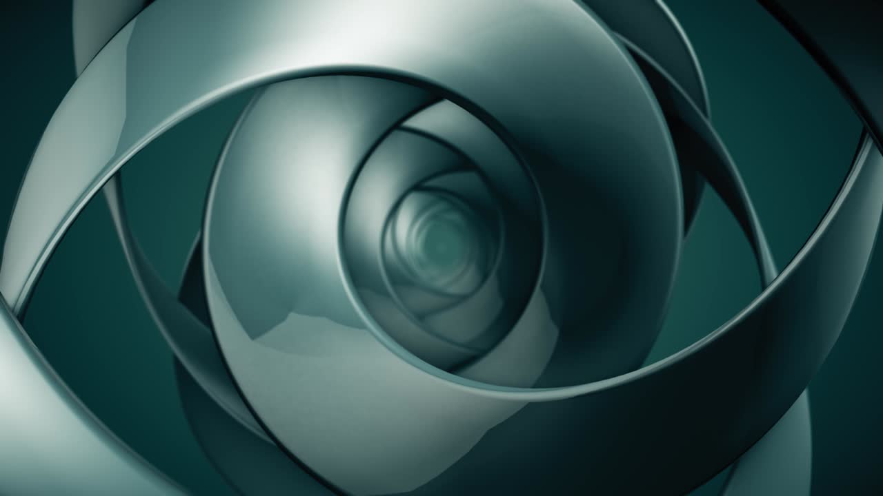 fondo abstracto del túnel hipnótico animado. animación de bucle sin costura digital. renderización en 3d. 4k, ultra hd