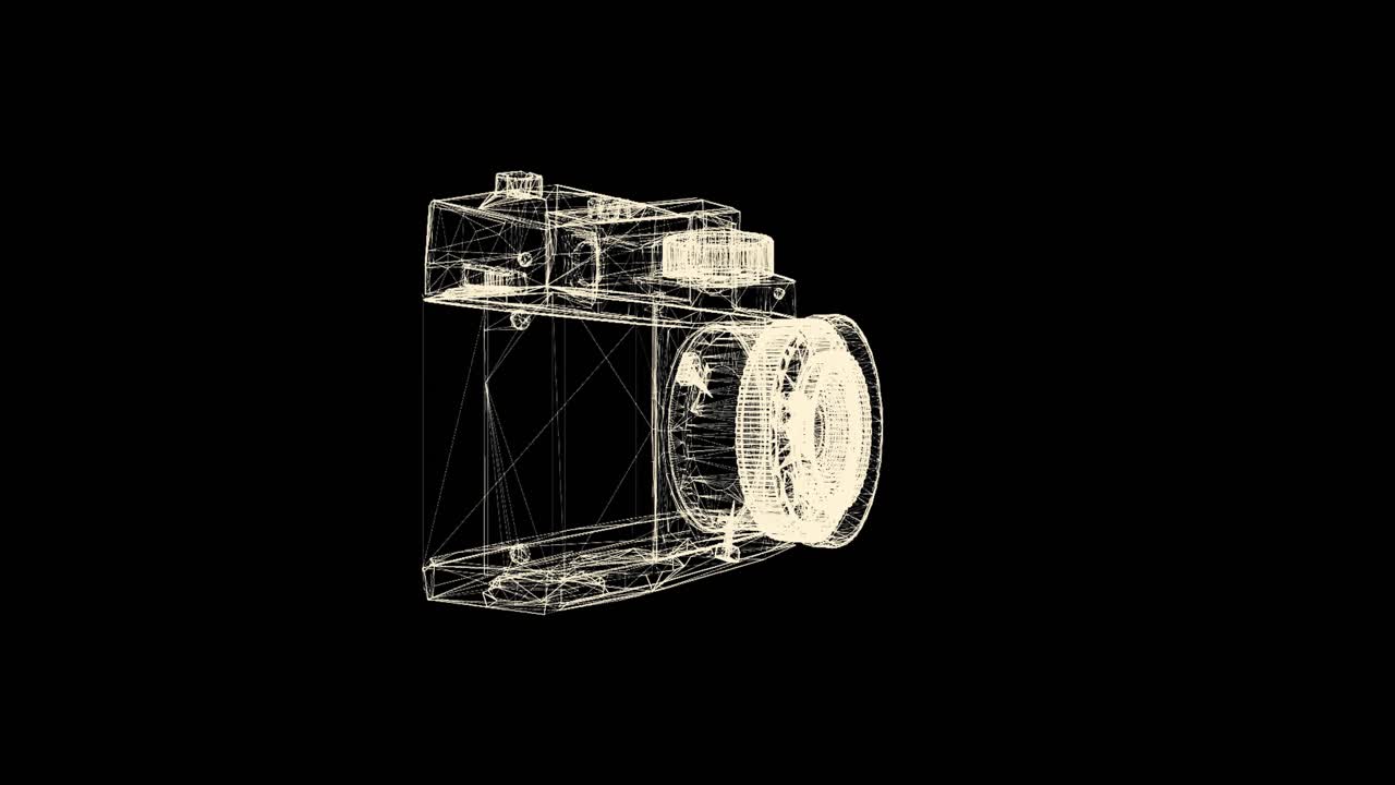 cámara de marco de alambre