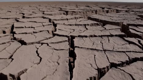 cracked earth from drought