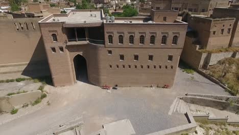 luchtbeelden van de archeologische citadel van erbil