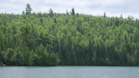 pov of boundary waters canoe area wilderness