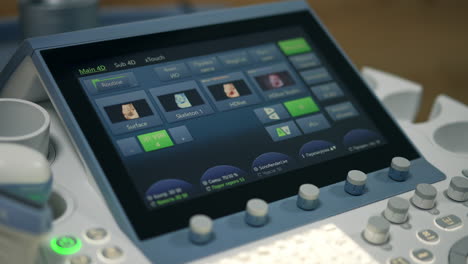ultrasound machine interface