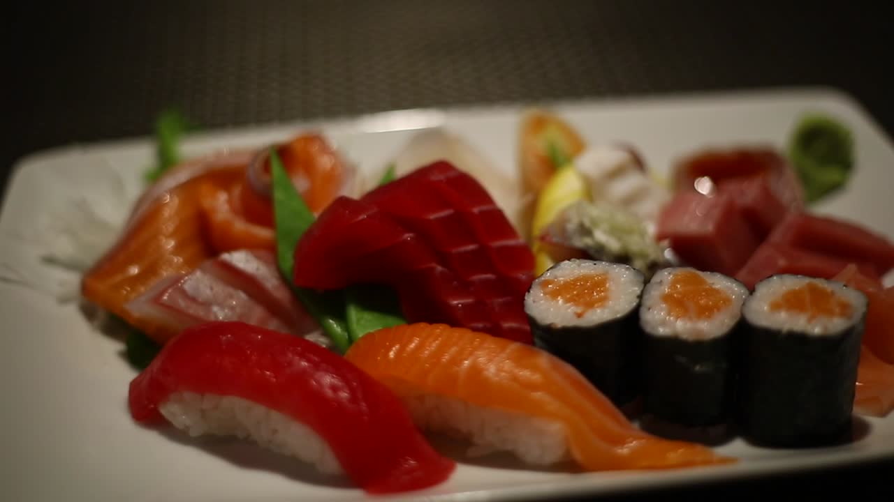 sushi en un restaurante portugués