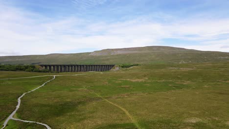 ribblehead or batty moss viaduct, yorkshire dales national park, england