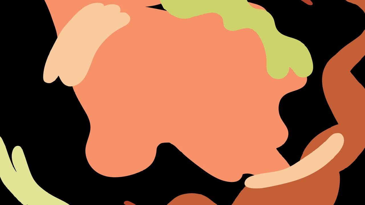 Animazione Motion Graphics con Forme Organiche Astratte