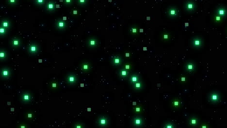 Glowing-green-grid-on-dark-background