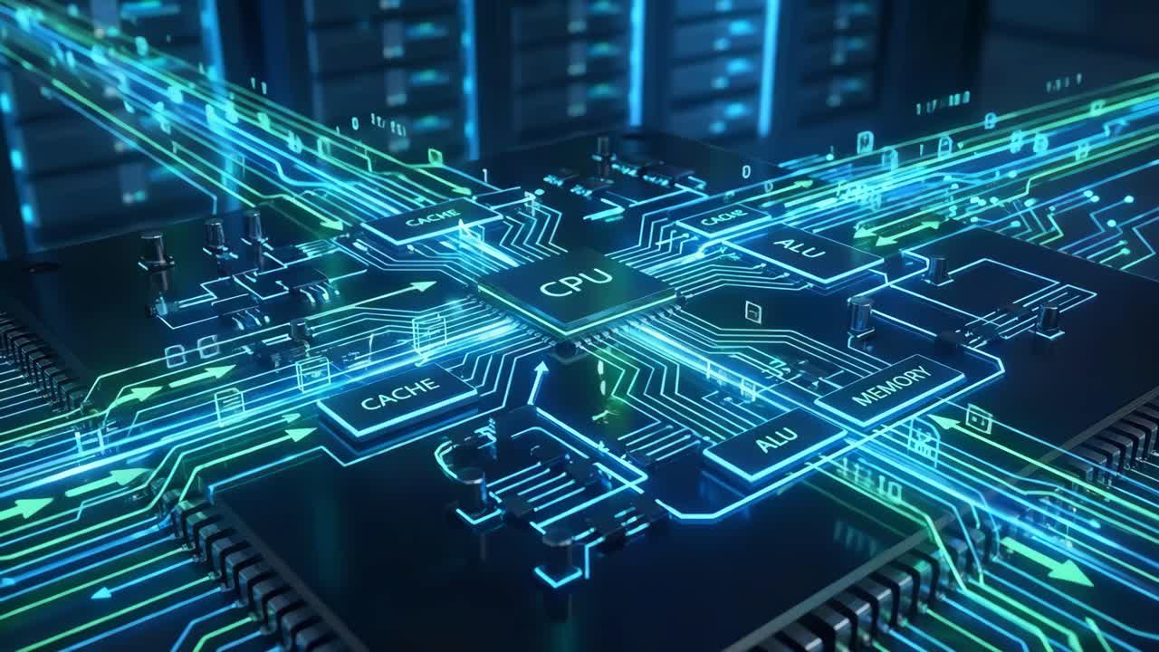 CPU Microprocessor Circuit Board Technology