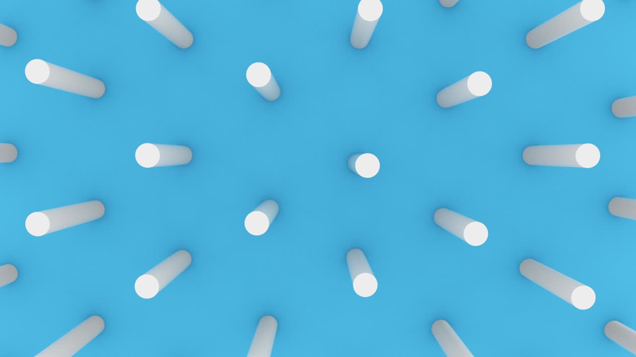 추상적인 3d 모양 실린더 배경 4k 애니메이션