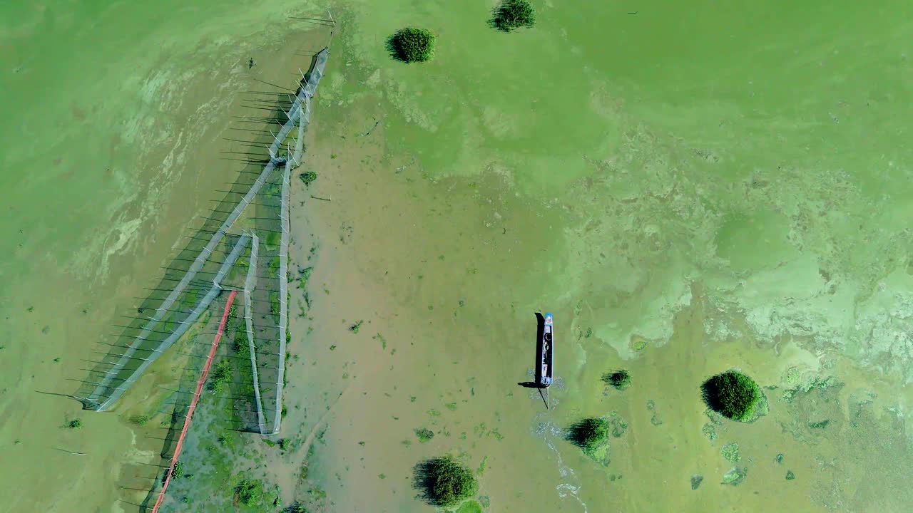 화살표 머리 물고기 함정과 보트, 아시아 어부