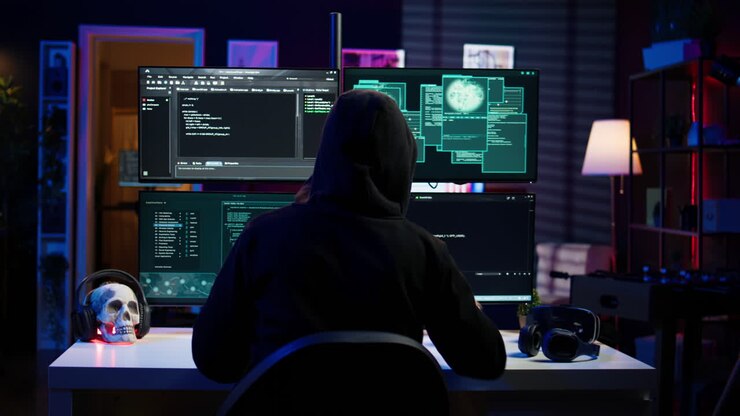 UOMO MALINTENZIONATO CHE PIRATA, RUBANDO NUMERI DI CARTE DI CREDITO