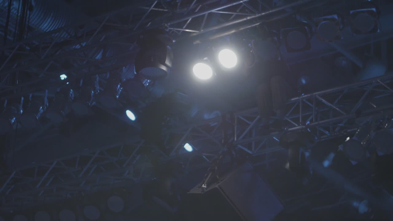 sistema de iluminación del escenario