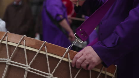 tambores de pascua en calanda españa