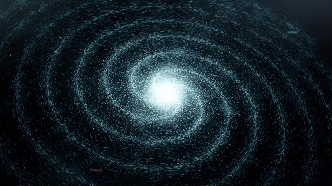 galaxia espiral en el espacio profundo