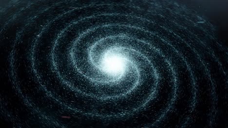 spiral galaxy in deep space