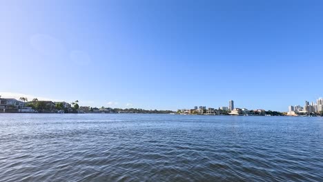 scenic river cruise with city skyline views