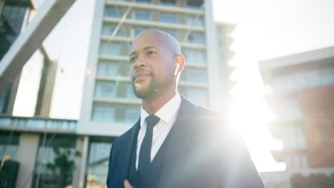 businessman in a city