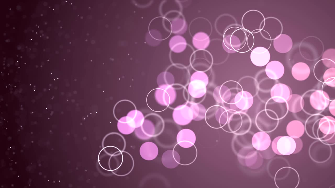Moving Bokeh Particles on Gradient Background Infinite Loop stock video