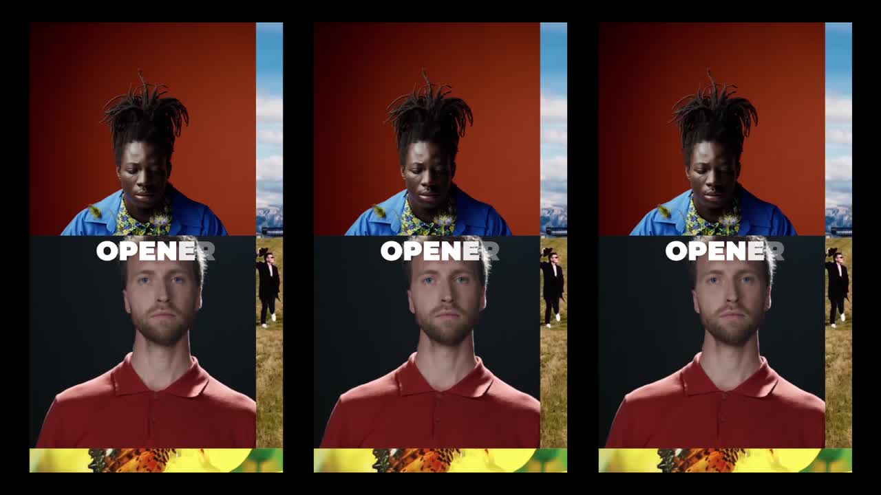 Opener creativo e fluido multiscreen per storie
