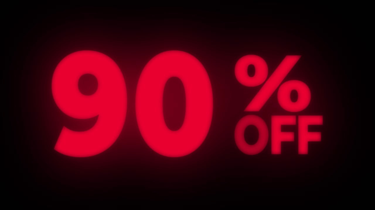 90% Off Sale
