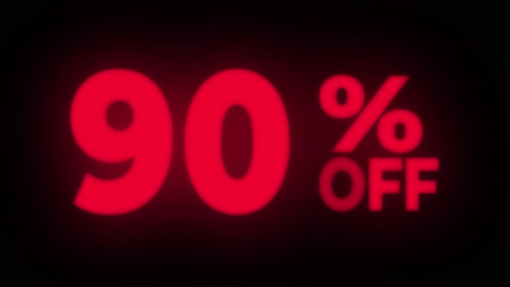 90% off sale